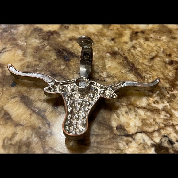 Longhorn necklace charm - Picture 2 of 2